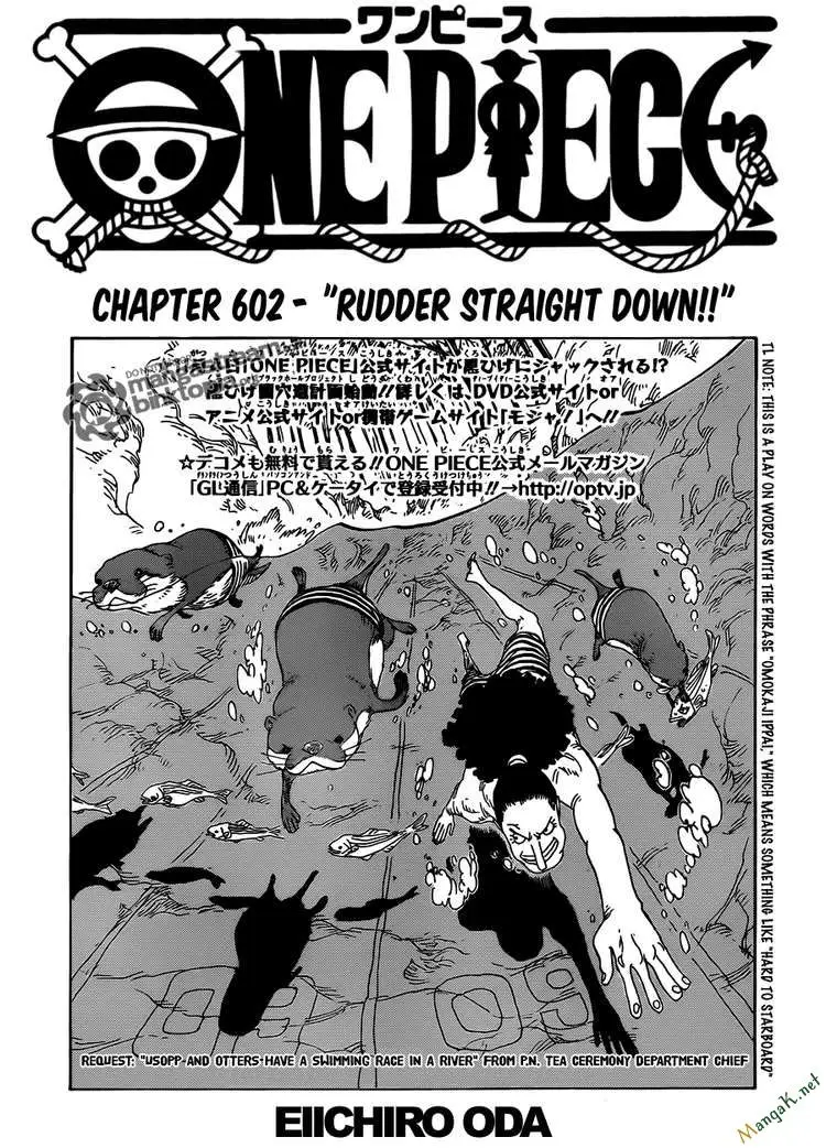 One Piece chương 602, trang 1