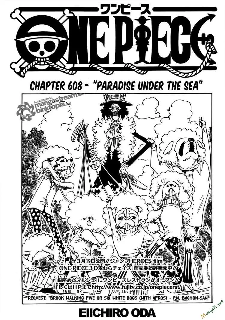 One Piece chương 608, trang 1