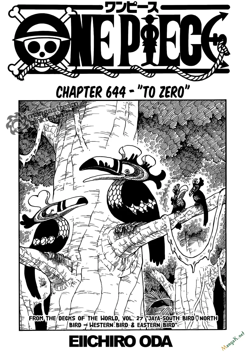 One Piece chương 644, trang 1