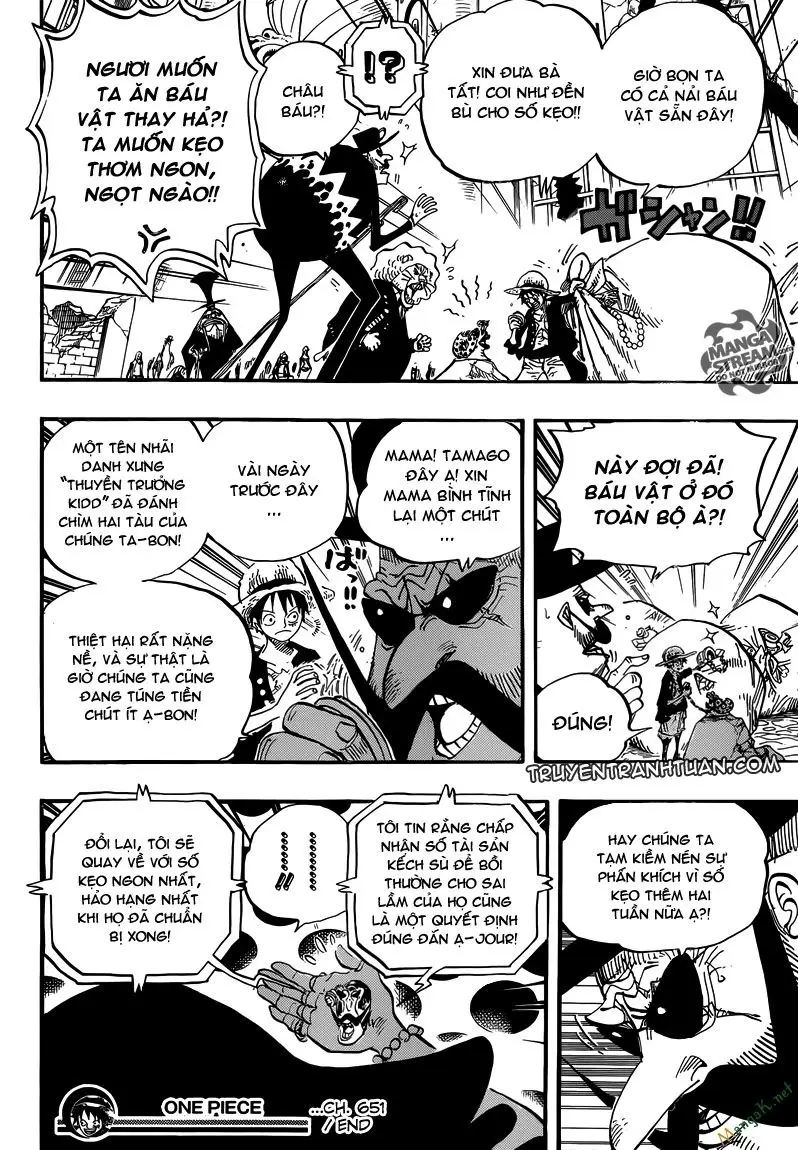 One Piece chương 651, trang 16