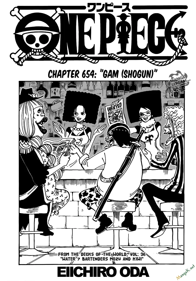 One Piece chương 654, trang 1