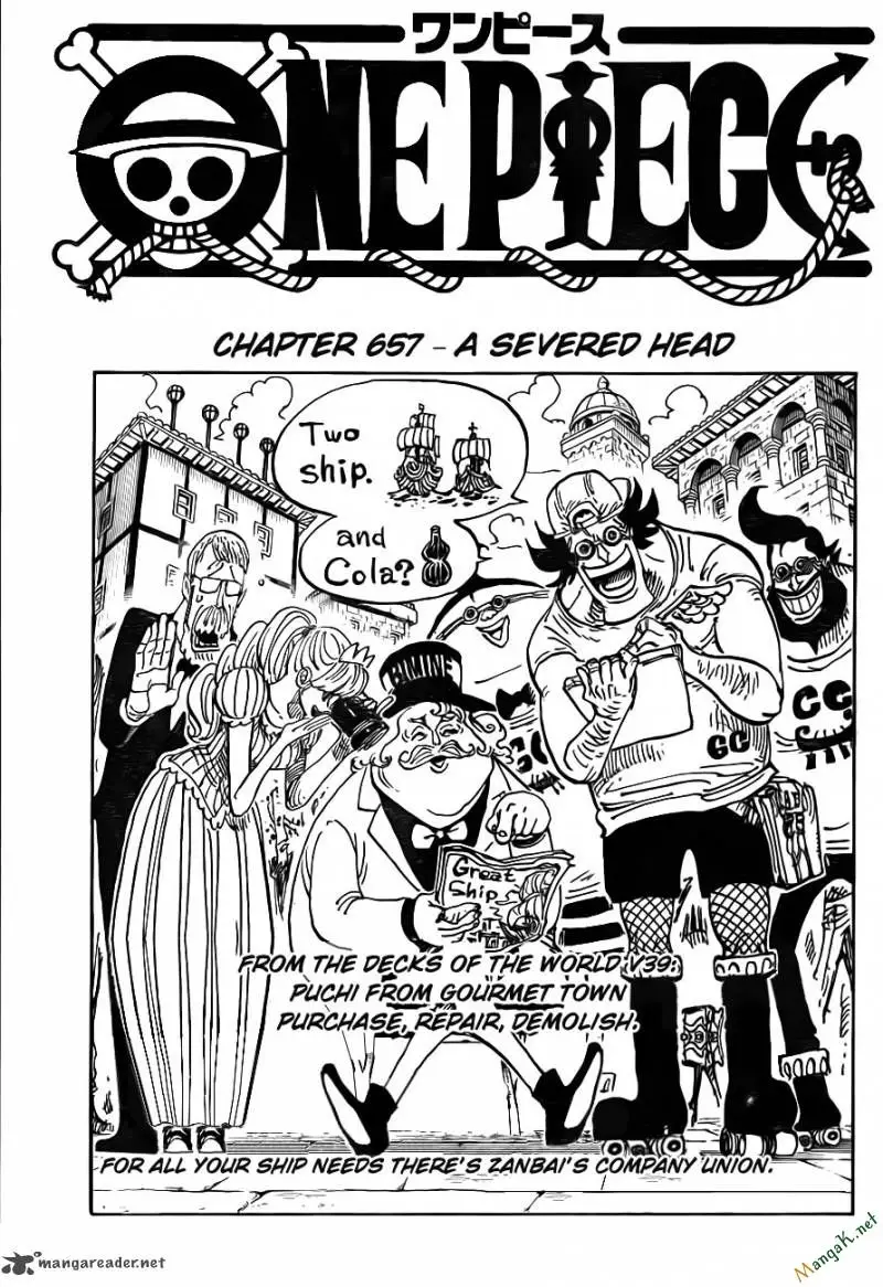 One Piece chương 657, trang 1