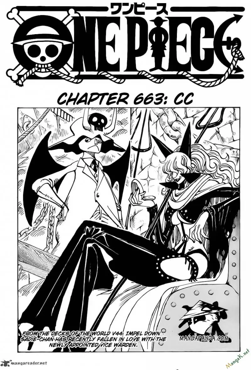 One Piece chương 663, trang 1