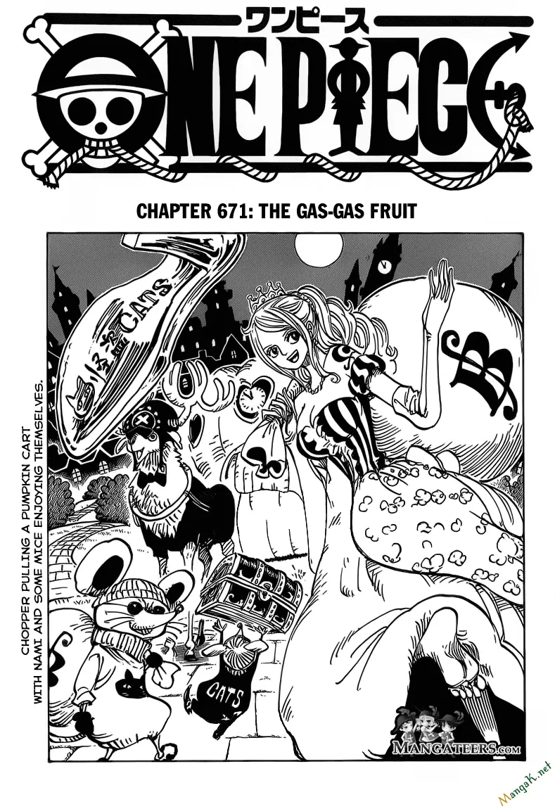 One Piece chương 671, trang 1