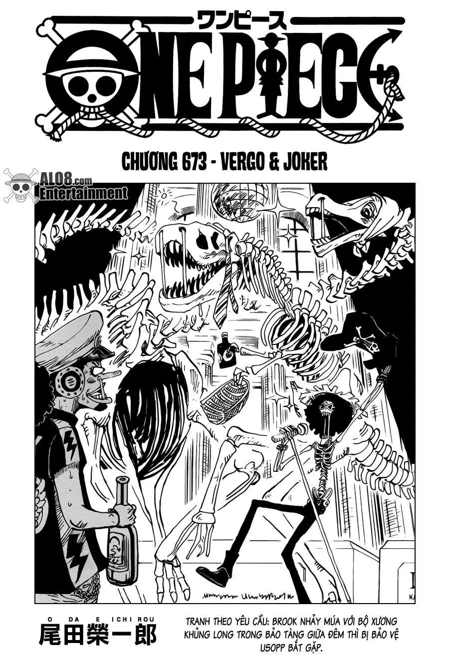One Piece chương 673, trang 1