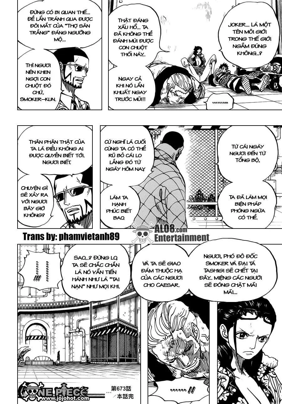 One Piece chương 673, trang 18