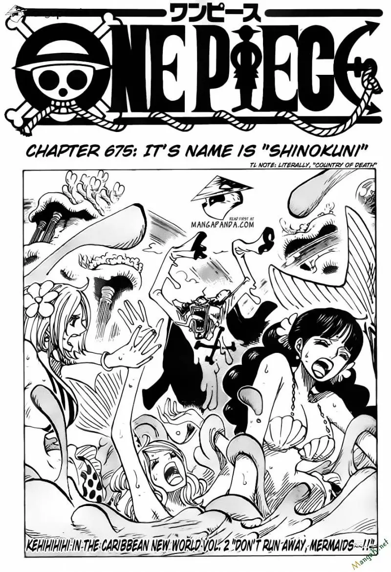 One Piece chương 675, trang 1