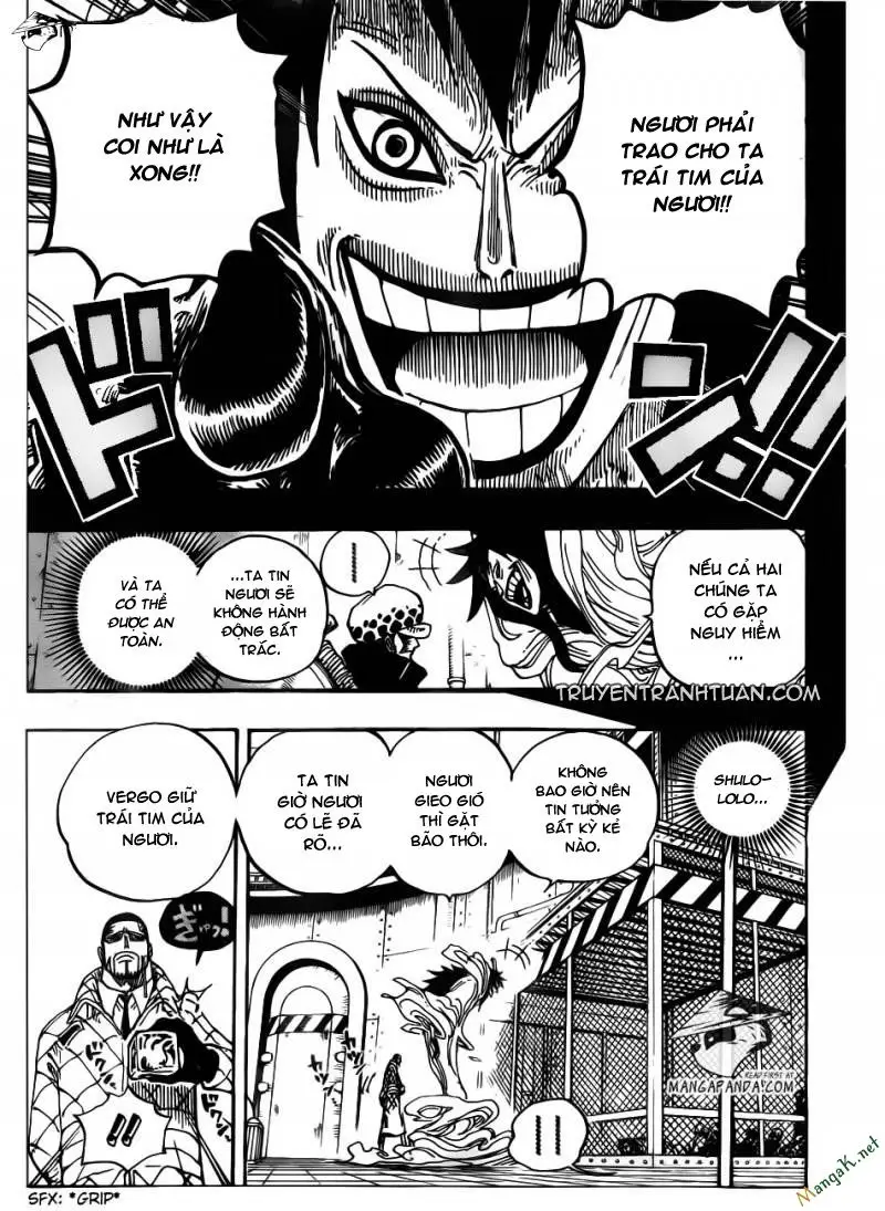 One Piece chương 675, trang 9