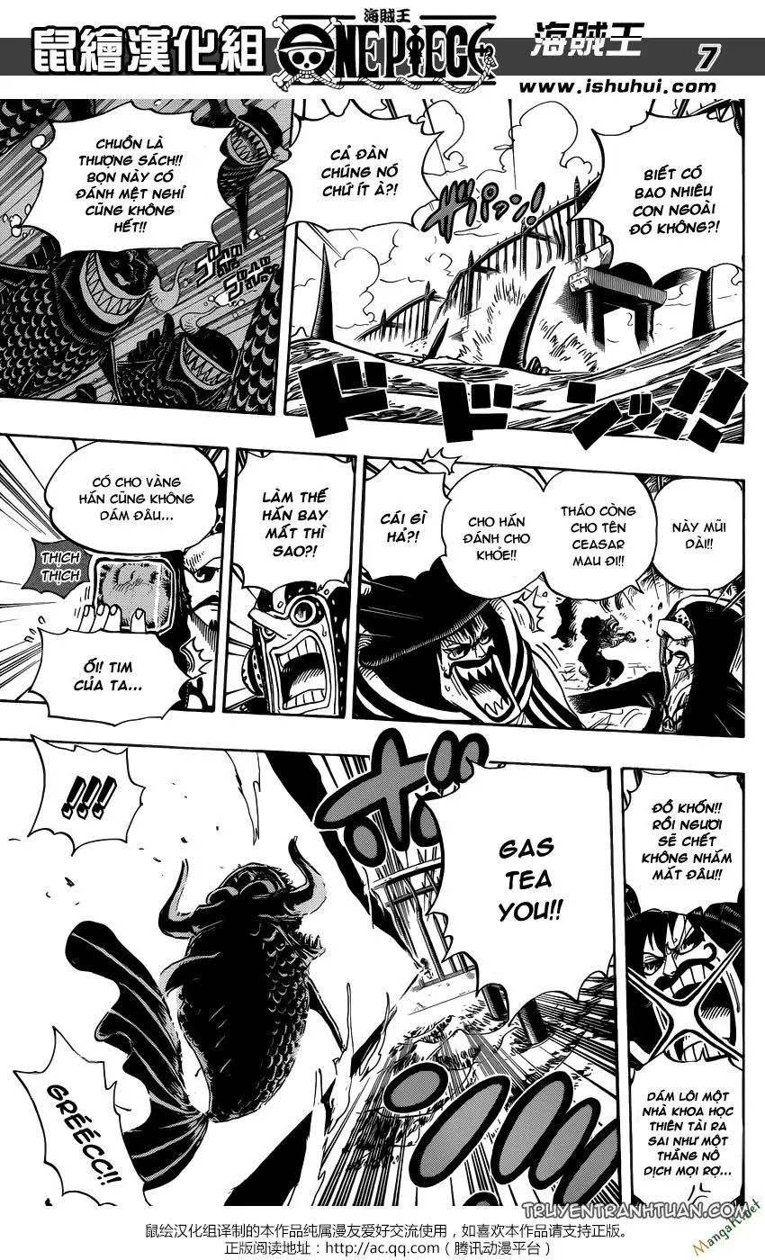One Piece chương 710, trang 7