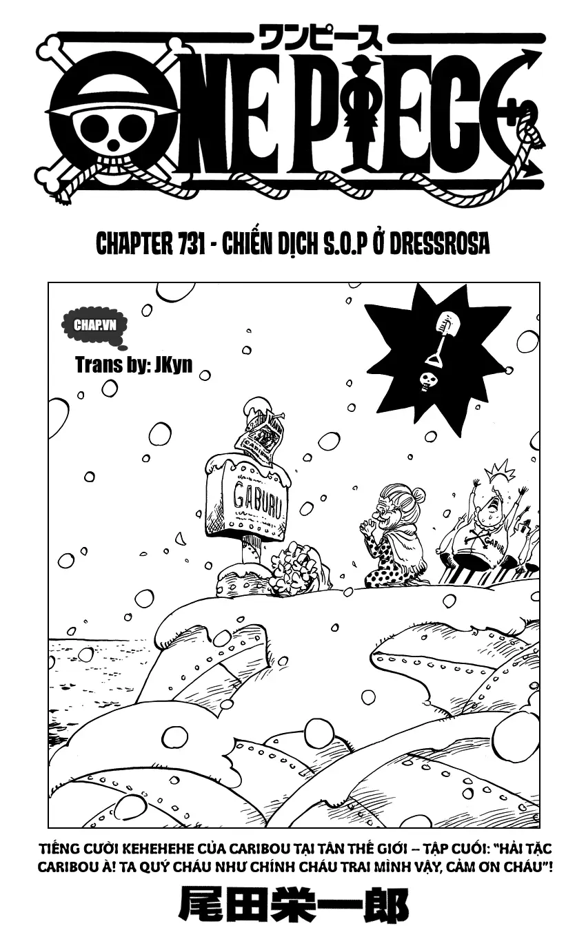 One Piece chương 731, trang 1