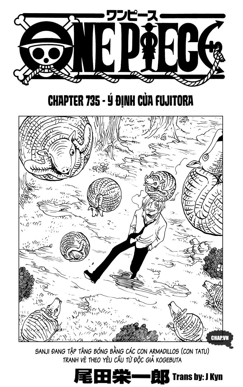 One Piece chương 735, trang 1