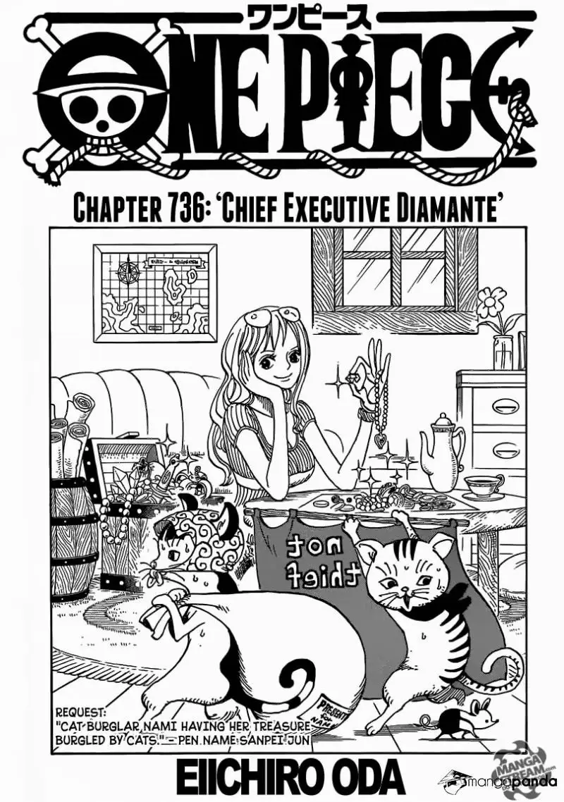 One Piece chương 736, trang 1