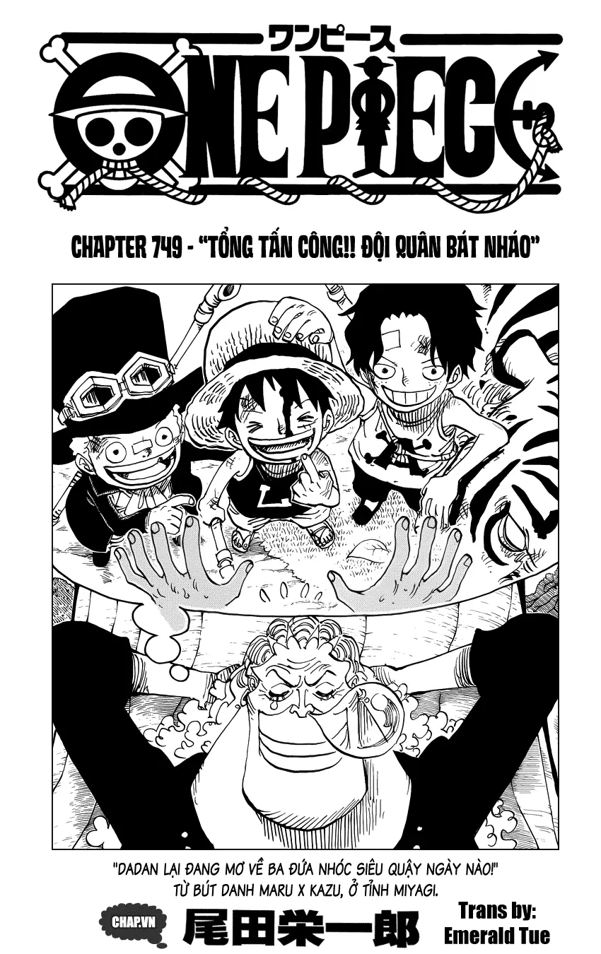 One Piece chương 749, trang 1