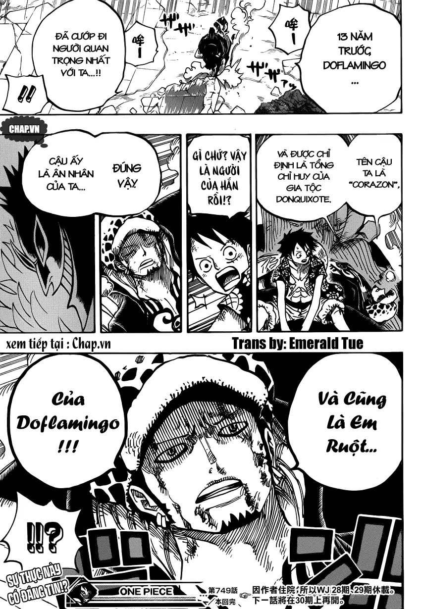 One Piece chương 749, trang 14