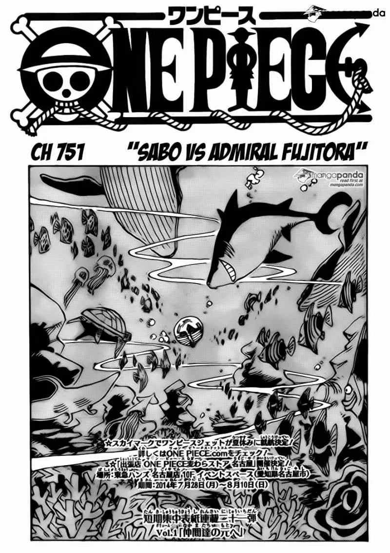 One Piece chương 751, trang 1