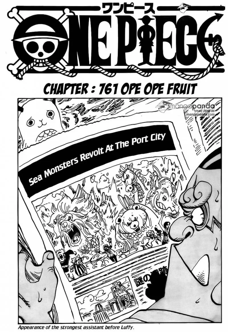 One Piece chương 761, trang 1