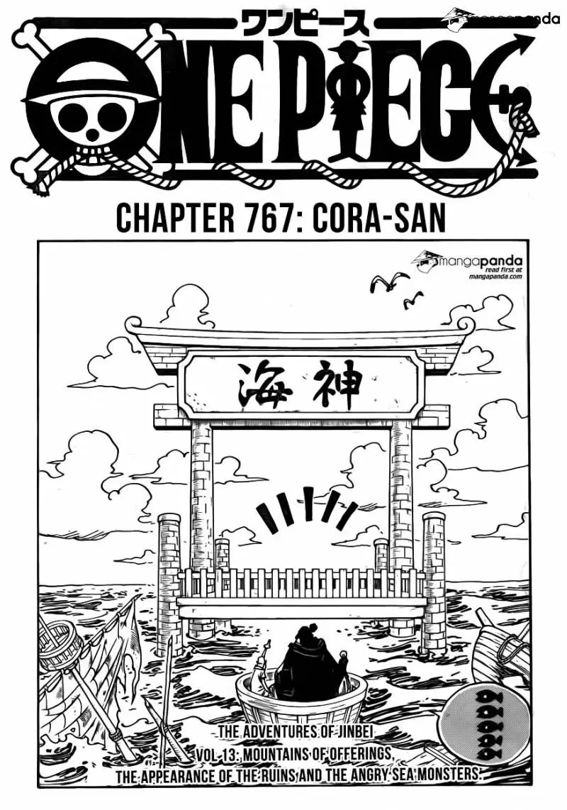 One Piece chương 767, trang 1