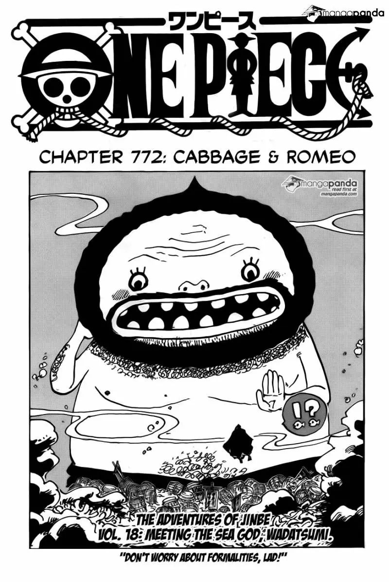 One Piece chương 772, trang 1