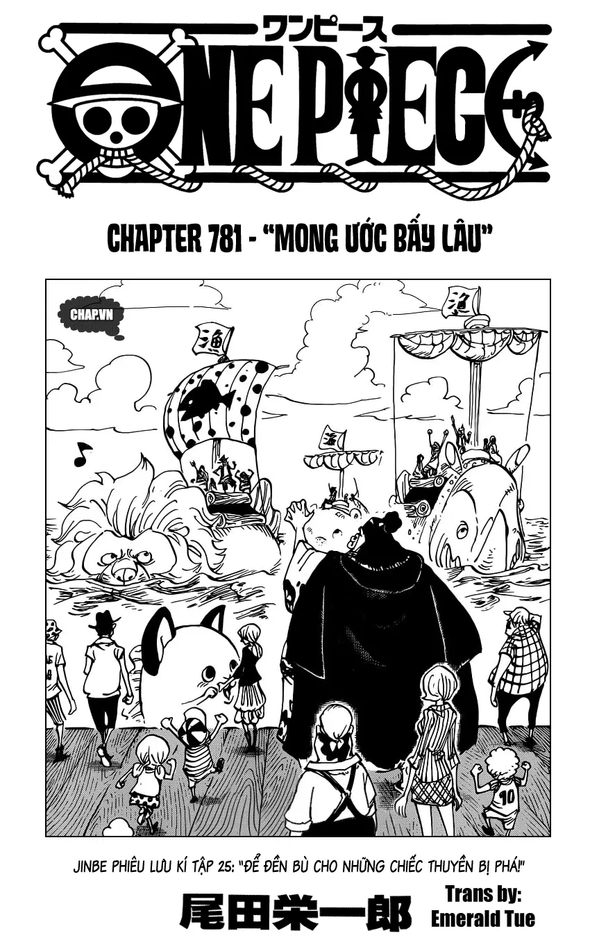 One Piece chương 781, trang 1