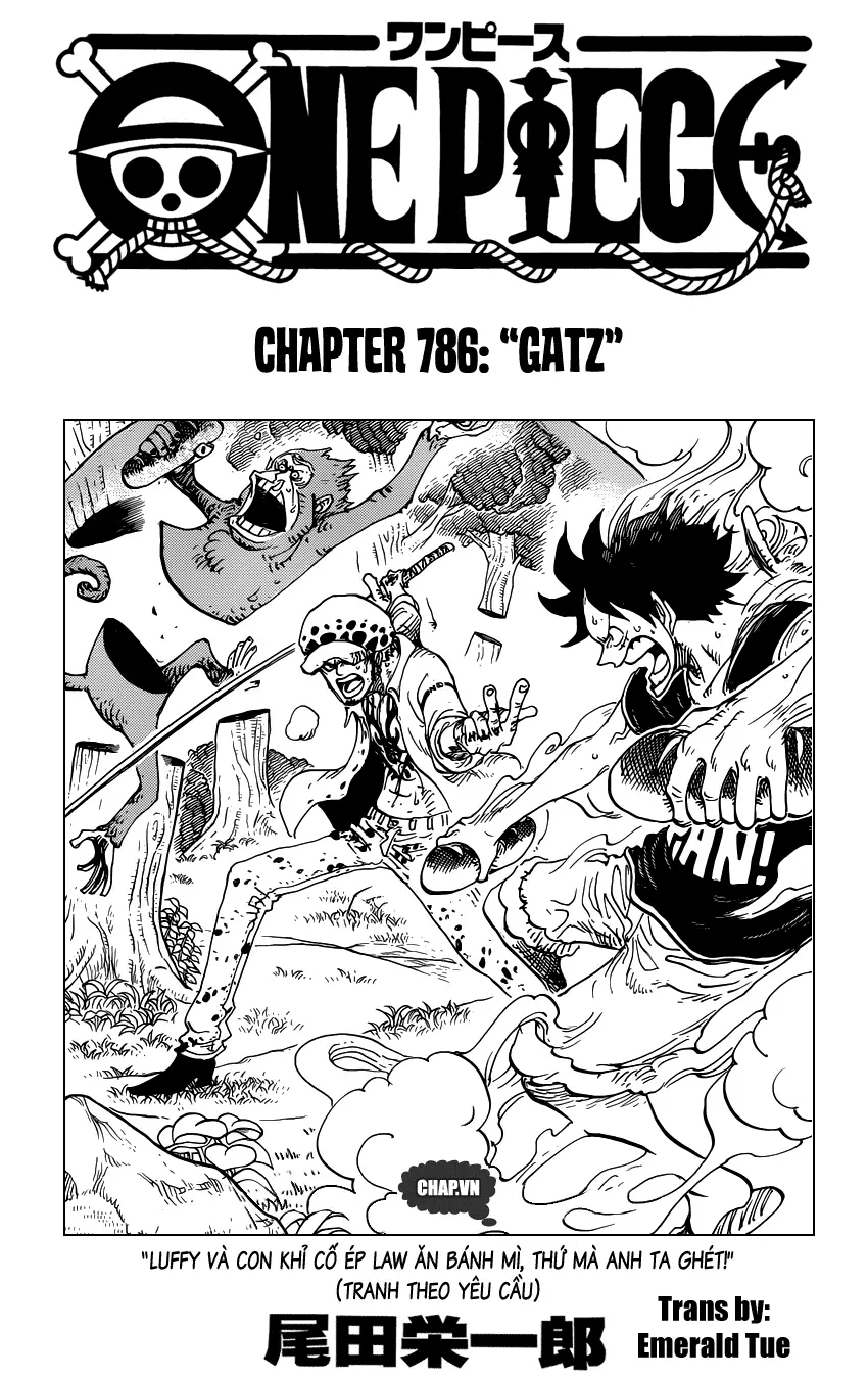 One Piece chương 786, trang 1