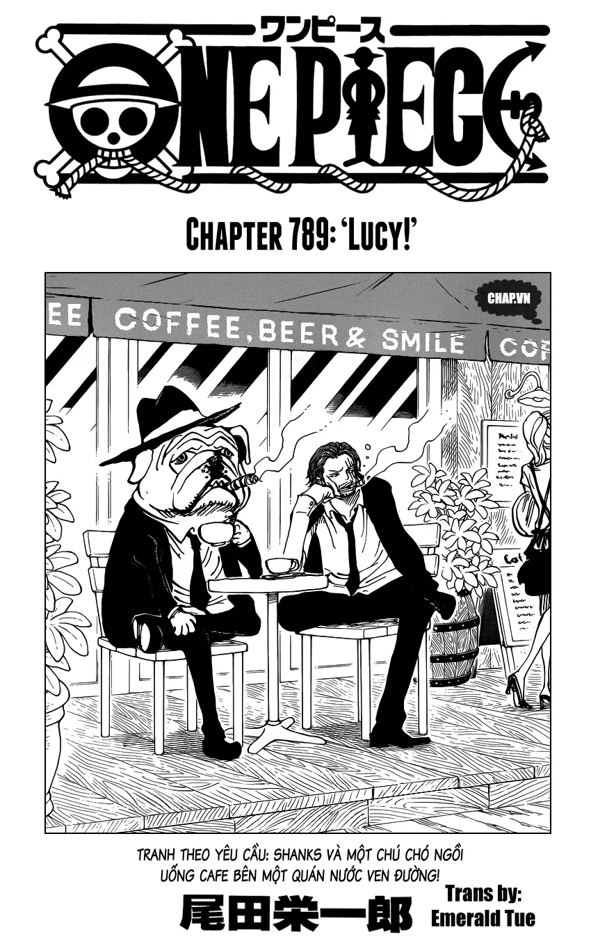 One Piece chương 789, trang 1