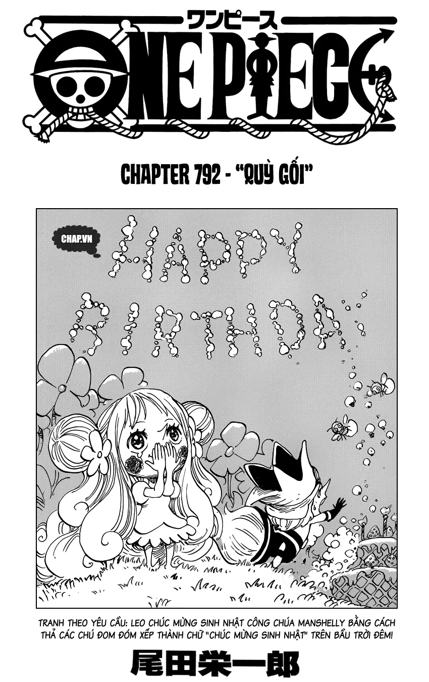 One Piece chương 792, trang 1