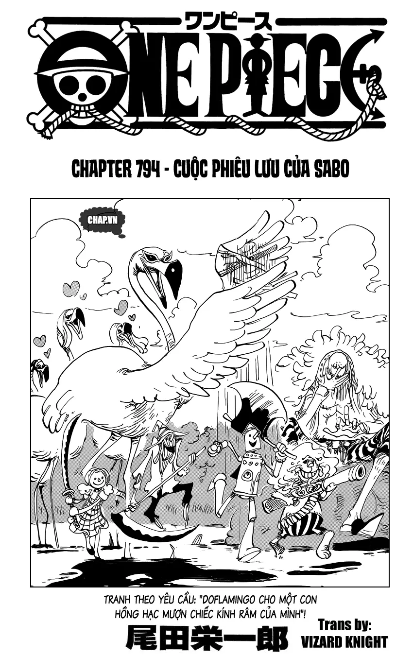 One Piece chương 794, trang 1