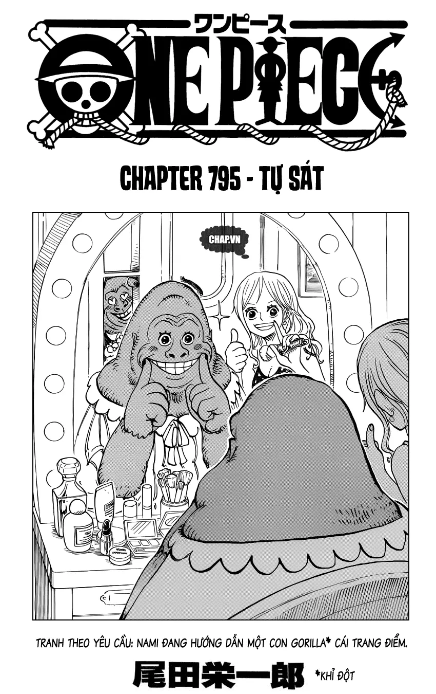 One Piece chương 795, trang 1