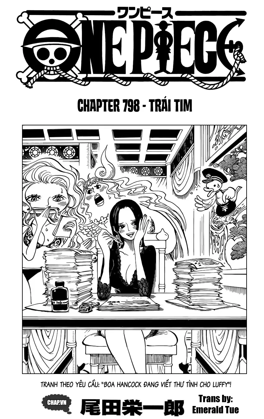 One Piece chương 798, trang 1