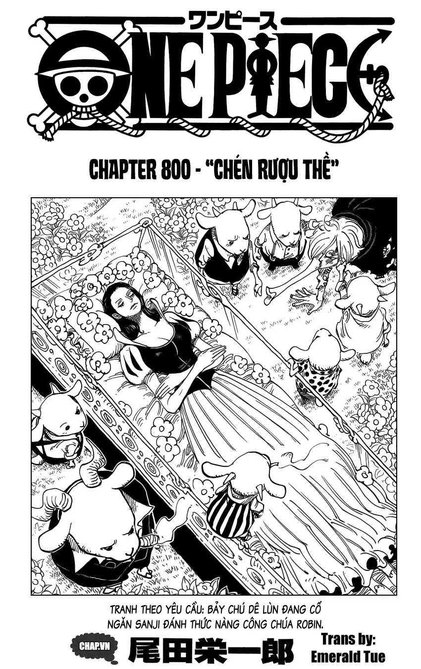 One Piece chương 800, trang 1
