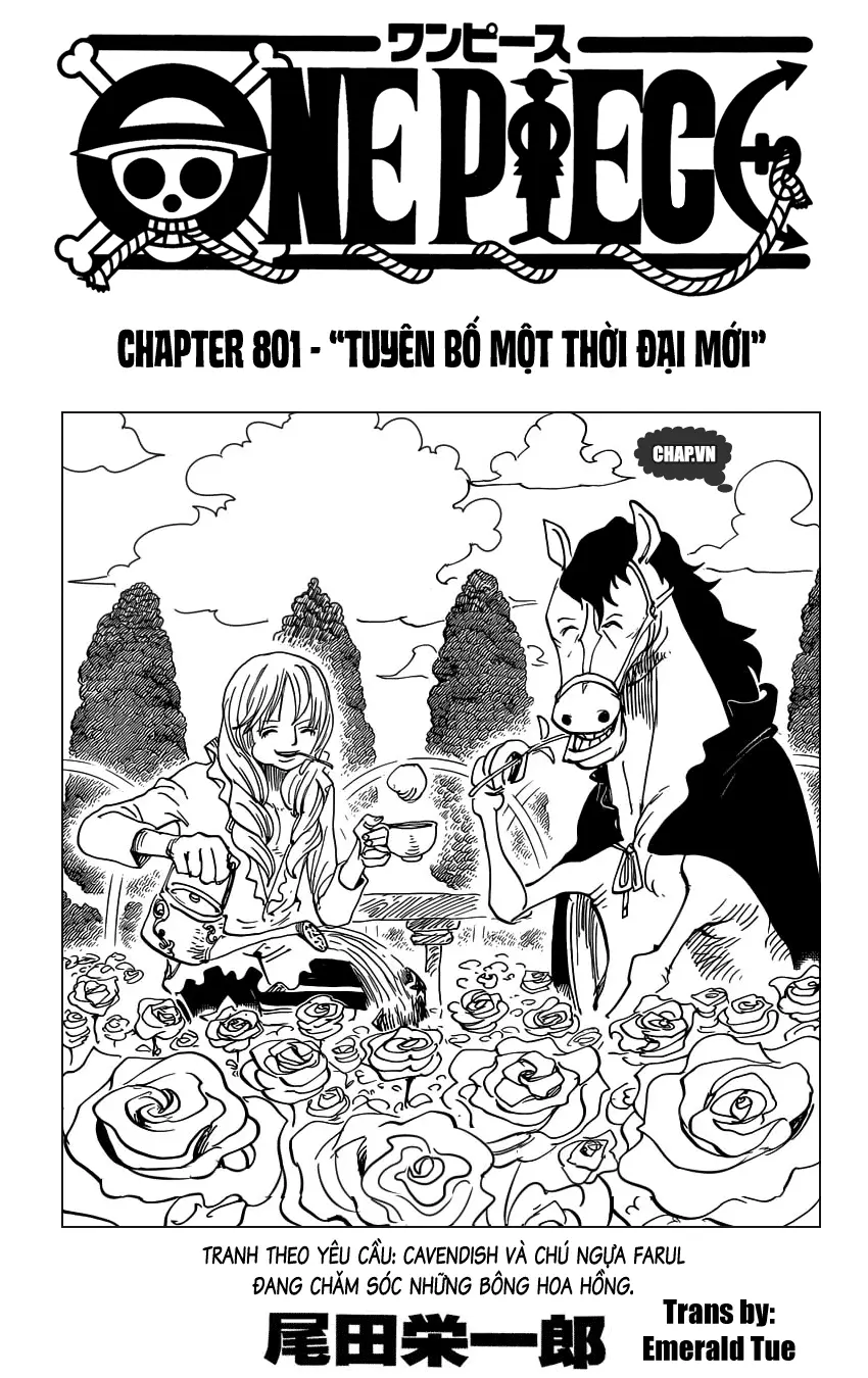 One Piece chương 801, trang 1