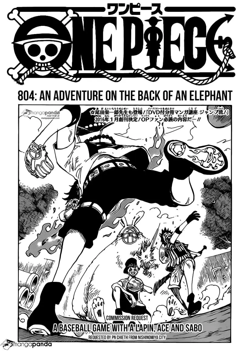 One Piece chương 804, trang 1