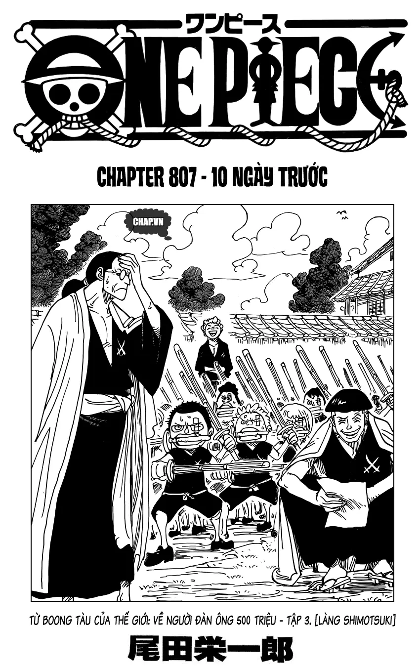 One Piece chương 807, trang 1