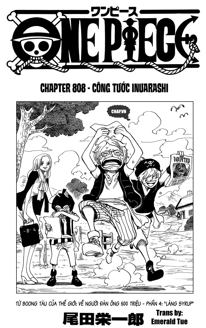 One Piece chương 808, trang 1