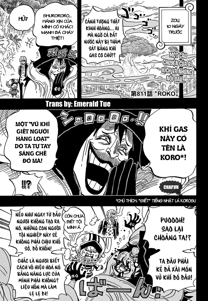 One Piece chương 811, trang 2