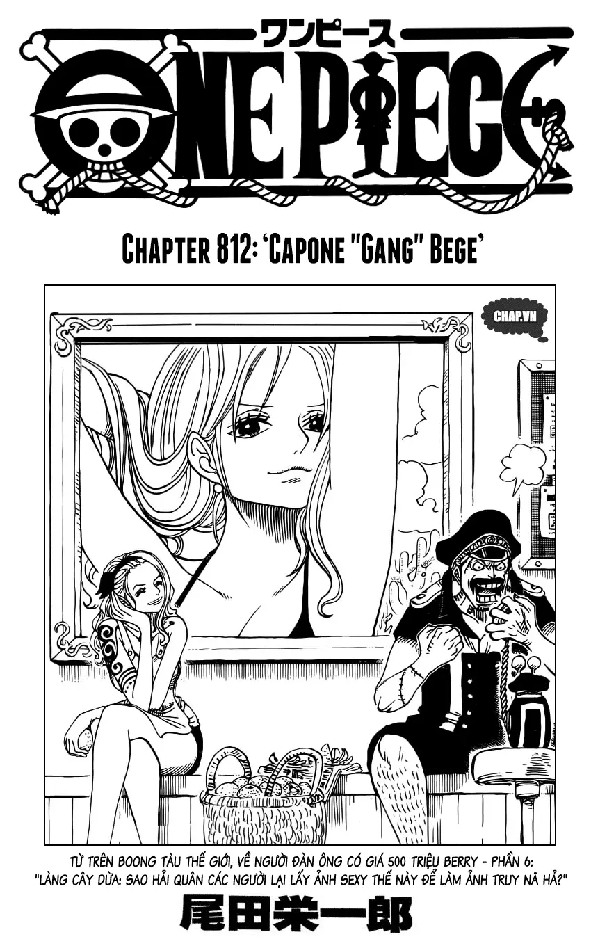 One Piece chương 812, trang 1