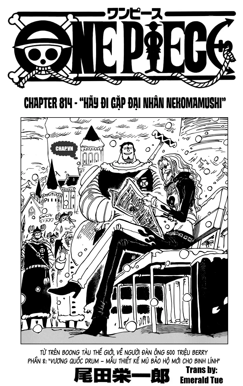 One Piece chương 814, trang 1