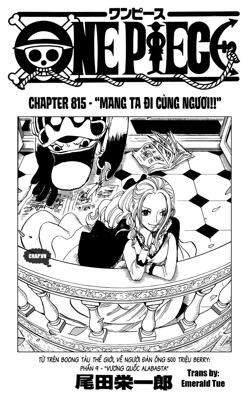 One Piece chương 815, trang 1