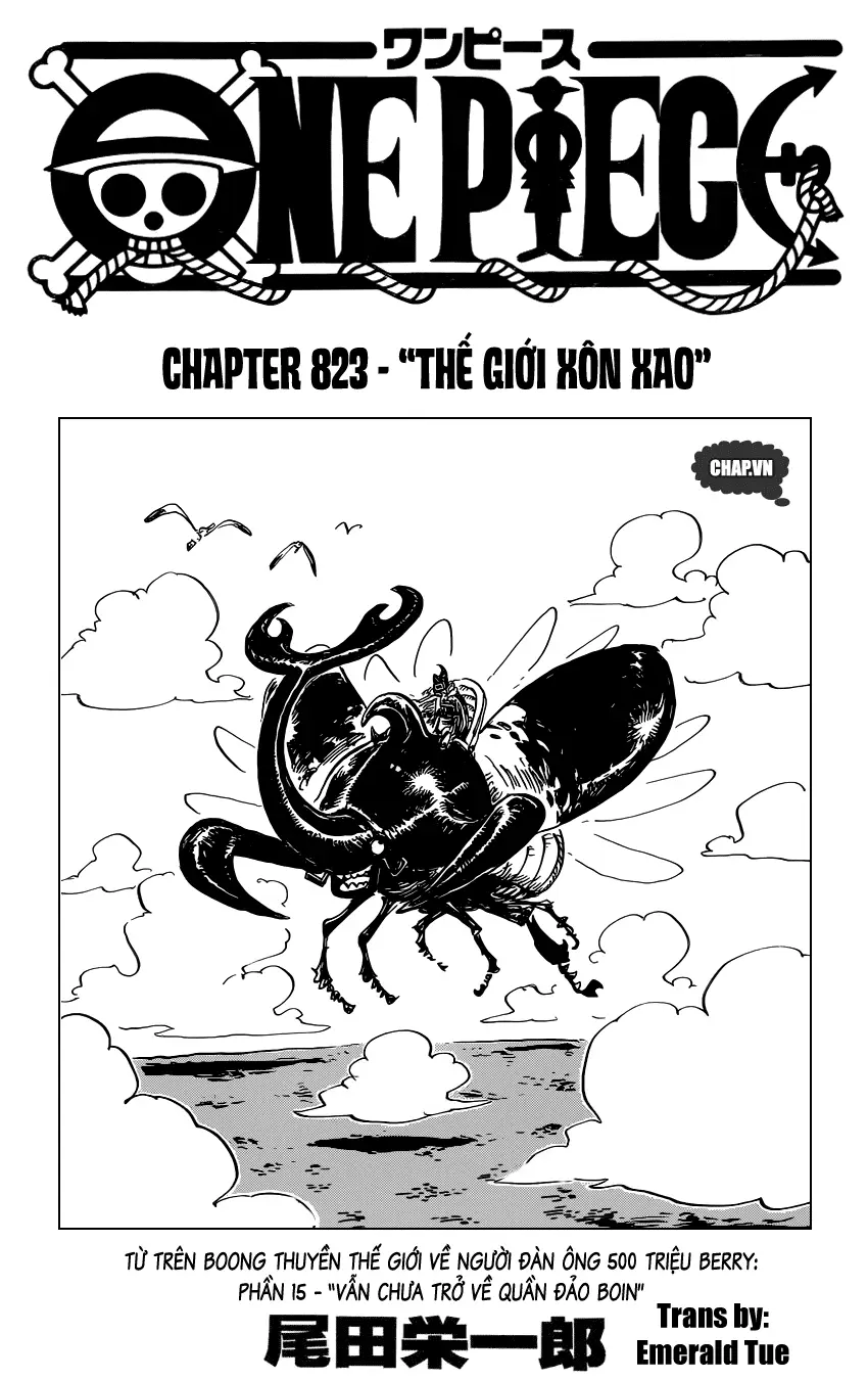One Piece chương 823, trang 1