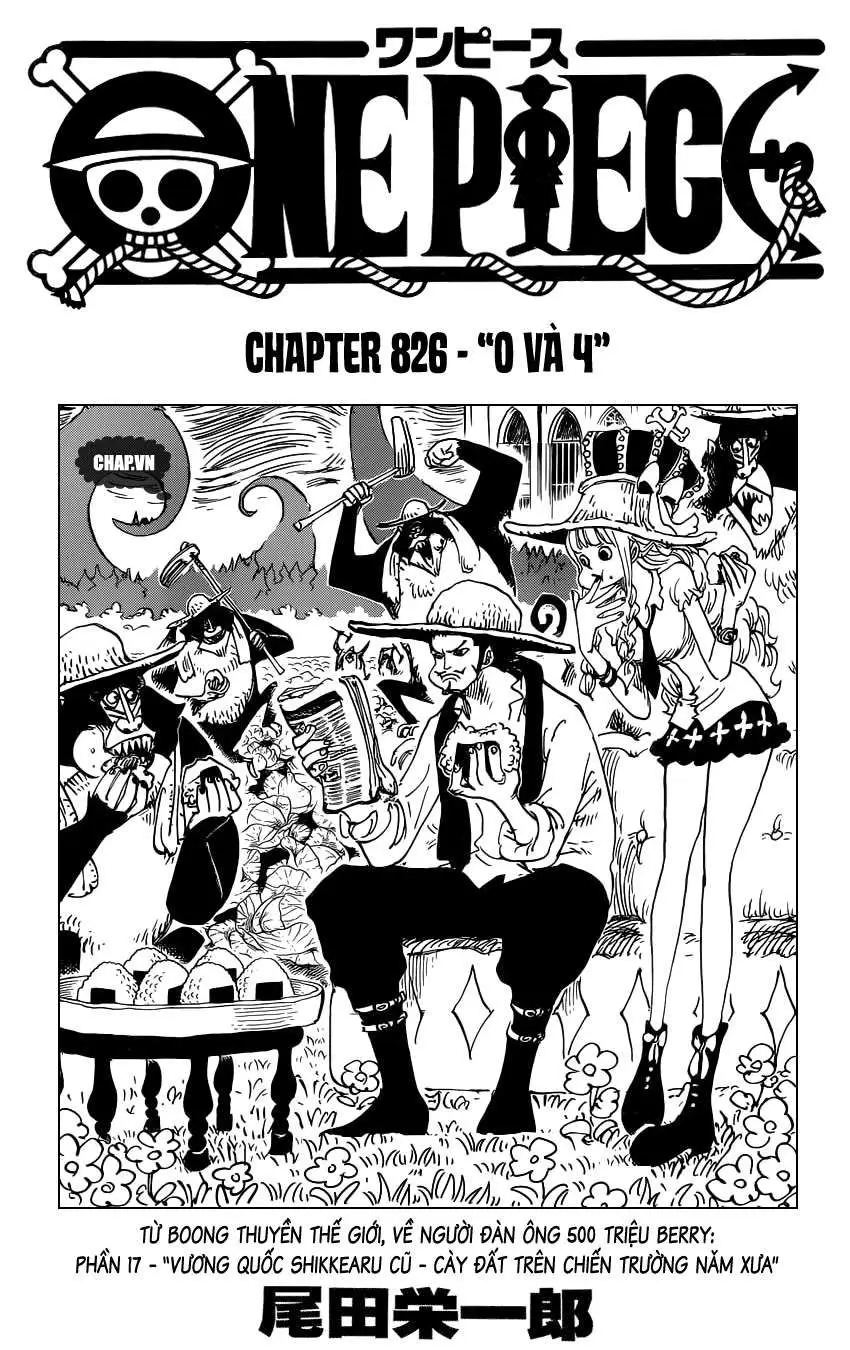 One Piece chương 826, trang 1