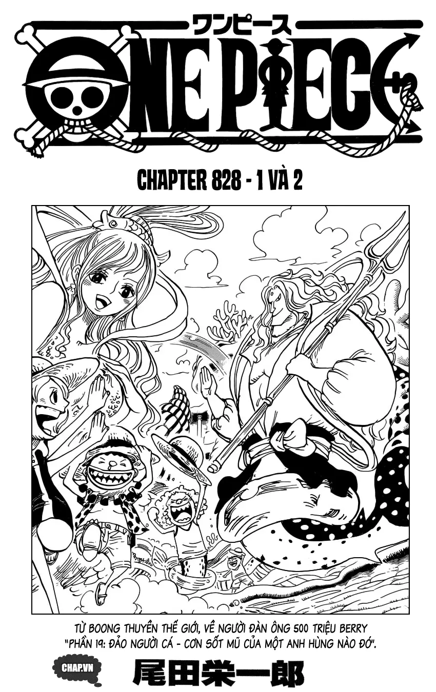 One Piece chương 828, trang 1