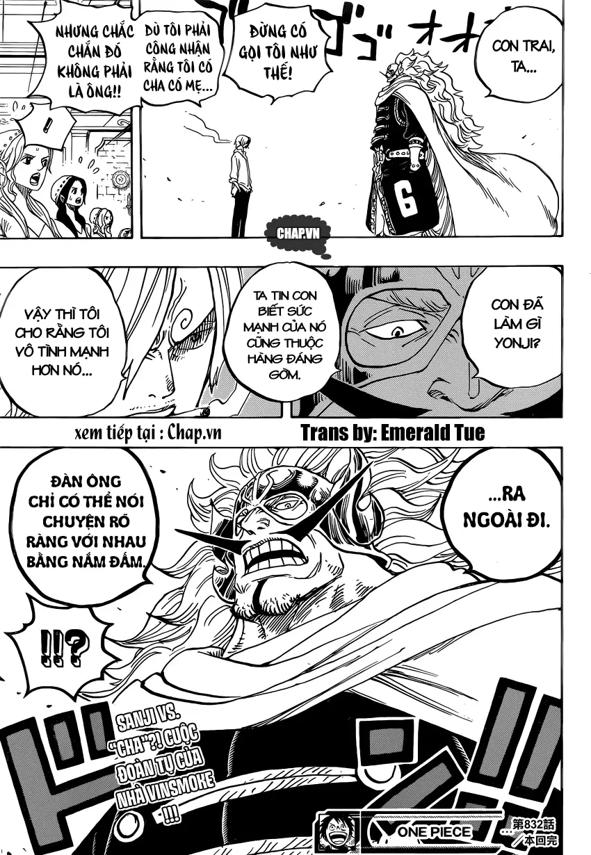One Piece chương 832, trang 18