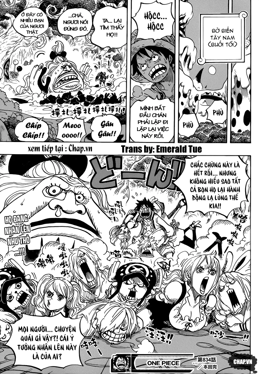 One Piece chương 834, trang 17
