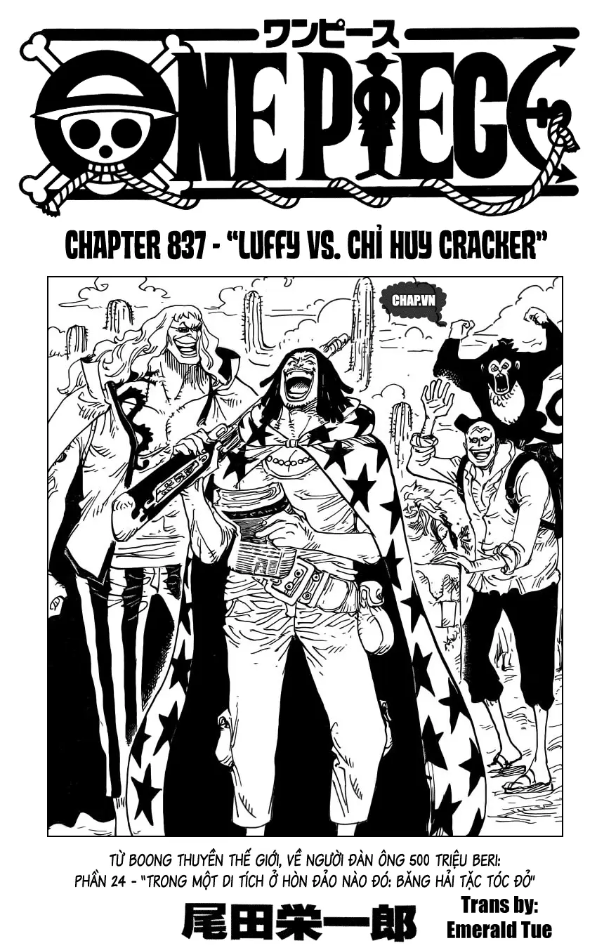 One Piece chương 837, trang 1
