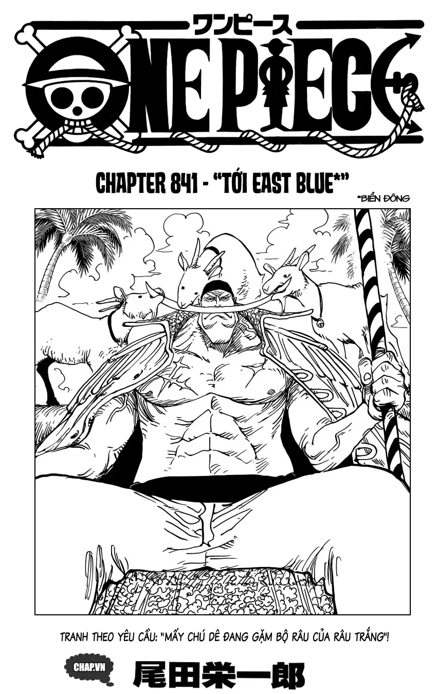 One Piece chương 841, trang 1