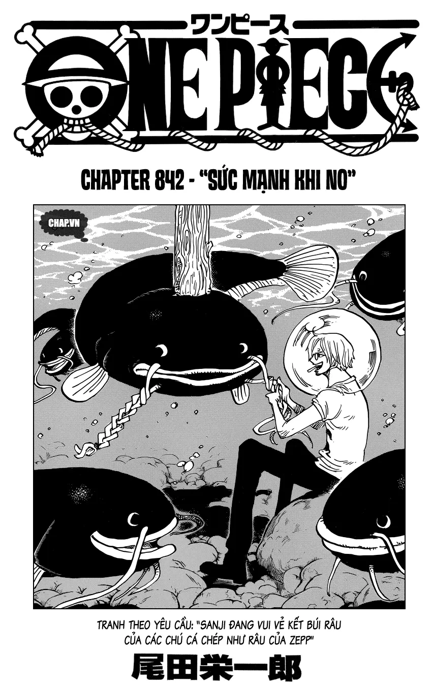 One Piece chương 842, trang 1