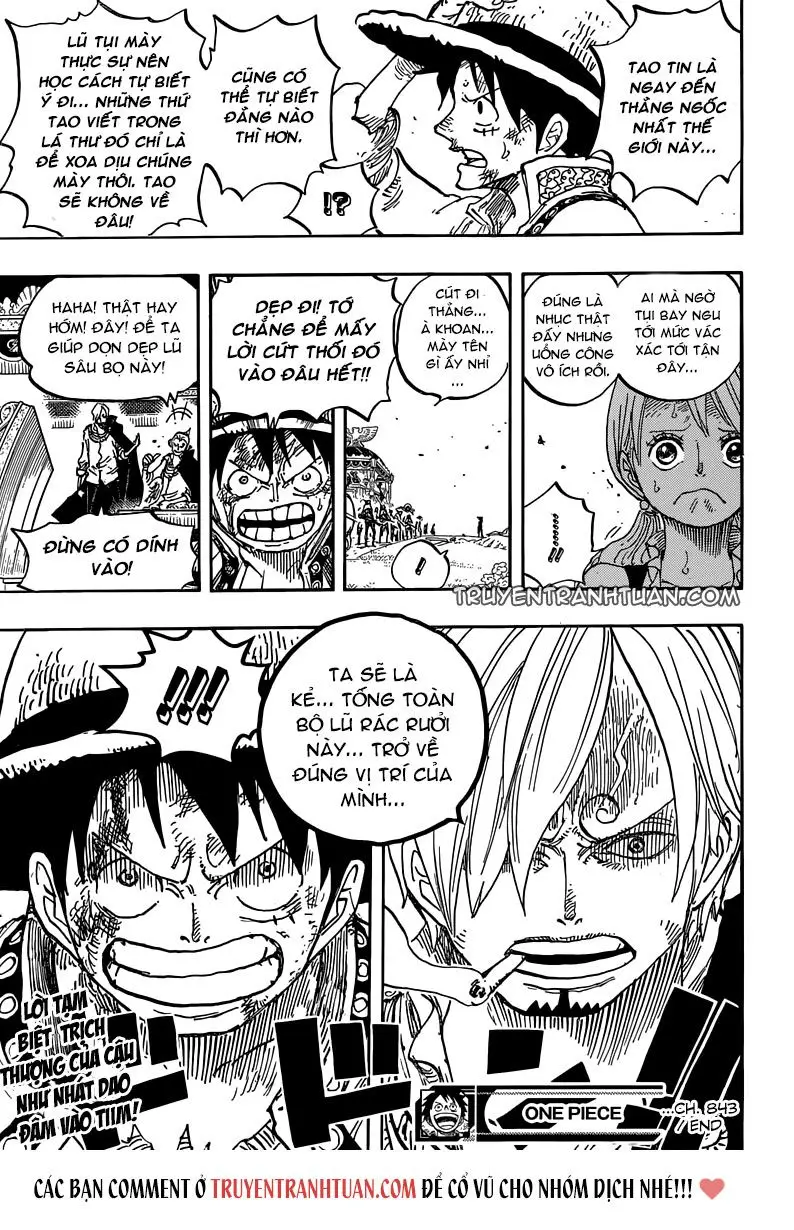 One Piece chương 843, trang 20