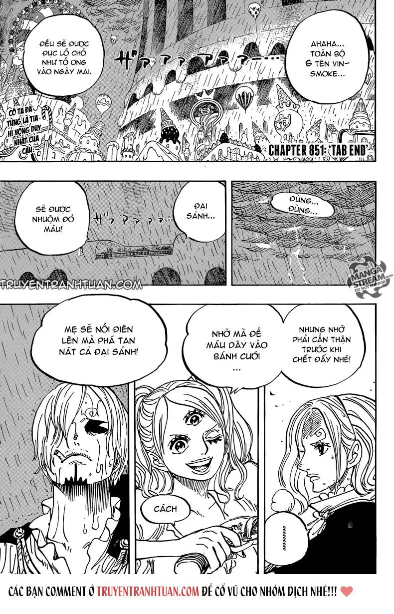 One Piece chương 851, trang 3