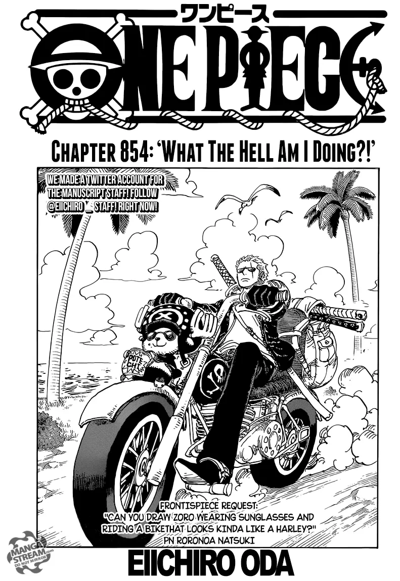 One Piece chương 854, trang 1