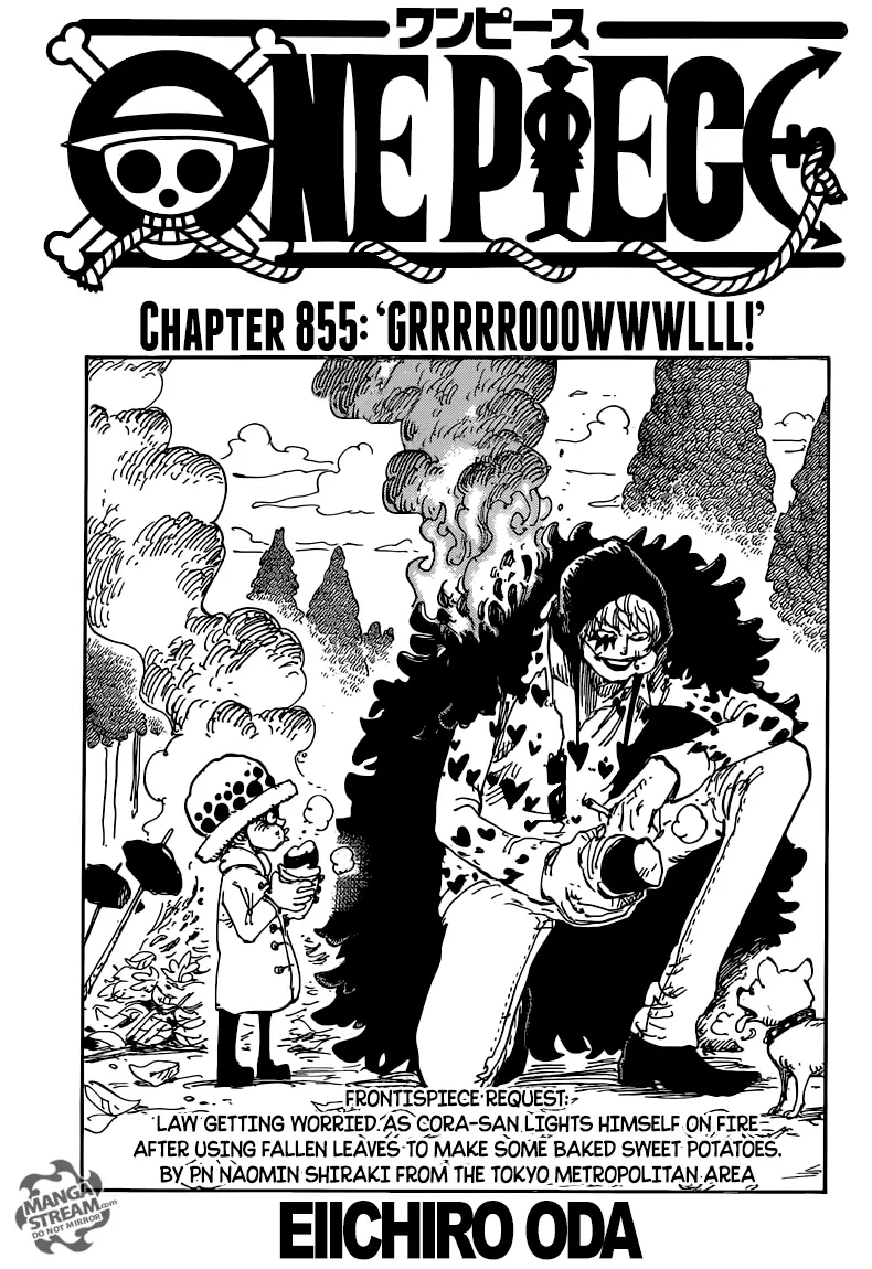 One Piece chương 855, trang 1